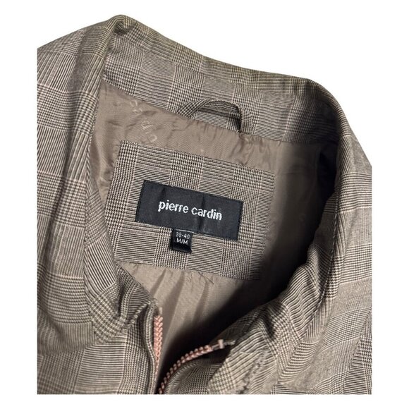 PIERRE CARDIN Vintage Y2K Business Casual Light Bomber Jacket Mens Medium - Picture 3 of 6